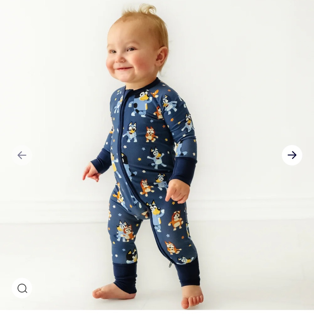 Bluey Little Sleepies Zippie